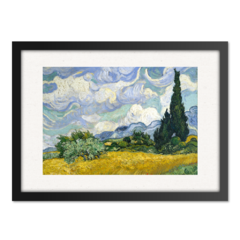 QUADRO O CAMPO DE TRIGO COM CIPRESTES | VICENT VAN GOGH na internet