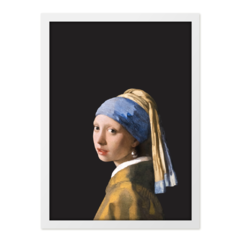 QUADRO MOÇA COM BRINCO DE PÉROLA I | VERMEER - corah.store