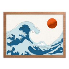 QUADRO HOKUSAI INSPIRED | A GRANDE ONDA - loja online