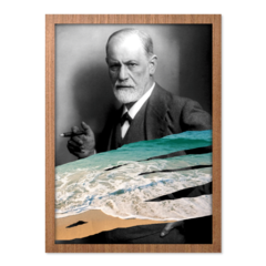 QUADRO ABSTRACT FREUD - loja online