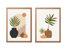 COMPOSIÇÃO 2 QUADROS | MODERN VASES II - loja online