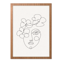 QUADRO FLOWER HEAD - loja online