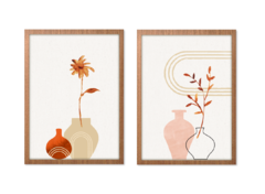 COMPOSIÇÃO 2 QUADROS | MODERN VASES - loja online