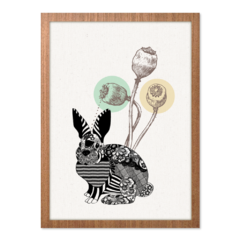 QUADRO ABSTRACT BUNNY - loja online