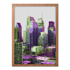 QUADRO PURPLE CITY - loja online