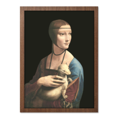 Imagem do QUADRO DAMA COM ARMINHO I | LEORNADO DA VINCI