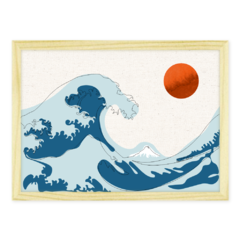 QUADRO HOKUSAI INSPIRED | A GRANDE ONDA