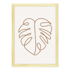 QUADRO MONSTERA LEAF