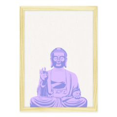 QUADRO PURPLE BUDDHA