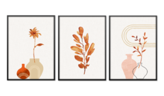 COMPOSIÇÃO 3 QUADROS | MODERN VASES