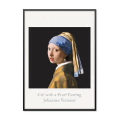 QUADRO MOÇA COM BRINCO DE PÉROLA II | VERMEER - comprar online