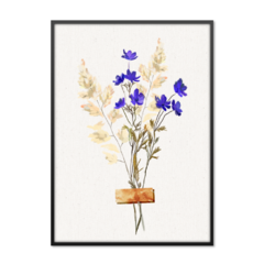 QUADRO RAMO DE FLORES II - comprar online