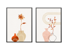 COMPOSIÇÃO 2 QUADROS | MODERN VASES