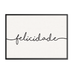 QUADRO FELICIDADE - comprar online