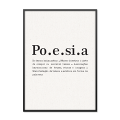 QUADRO POESIA - comprar online