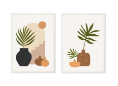 COMPOSIÇÃO 2 QUADROS | MODERN VASES II - comprar online