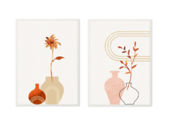 COMPOSIÇÃO 2 QUADROS | MODERN VASES - comprar online