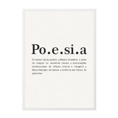 QUADRO POESIA - comprar online