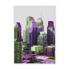 QUADRO PURPLE CITY - comprar online