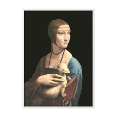 QUADRO DAMA COM ARMINHO I | LEORNADO DA VINCI - comprar online