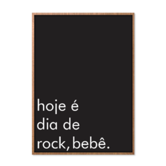 QUADRO HOJE É DIA DE ROCK na internet