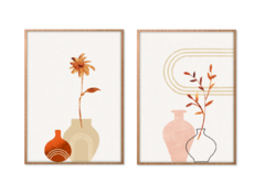 COMPOSIÇÃO 2 QUADROS | MODERN VASES - comprar online