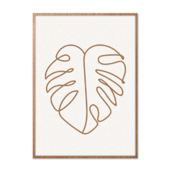 QUADRO MONSTERA LEAF na internet