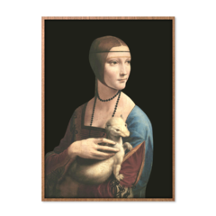 QUADRO DAMA COM ARMINHO I | LEORNADO DA VINCI na internet