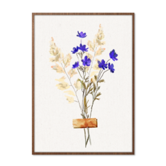 QUADRO RAMO DE FLORES II - corah.store