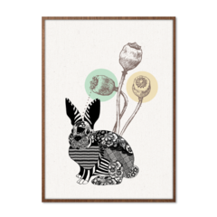 QUADRO ABSTRACT BUNNY - corah.store