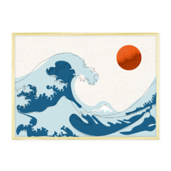 QUADRO HOKUSAI INSPIRED | A GRANDE ONDA - loja online