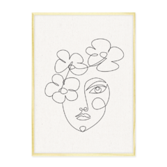 QUADRO FLOWER HEAD - loja online