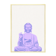 QUADRO PURPLE BUDDHA - loja online