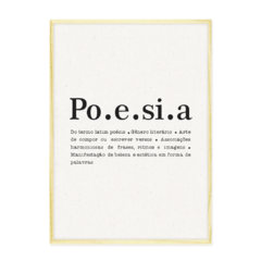 QUADRO POESIA - loja online