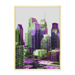 QUADRO PURPLE CITY - loja online