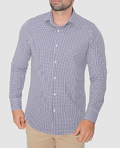 CAMISA MANGA LONGA SUPER SLIM XADREZ - ikarun