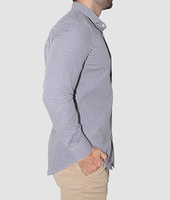 CAMISA MANGA LONGA SUPER SLIM XADREZ - loja online