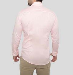 CAMISA MANGA LONGA SUPER SLIM COM ELASTANO - comprar online