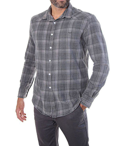 CAMISA MANGA LONGA SLIM FLANELA XADREZ - ikarun