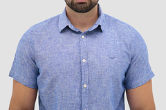 CAMISA MANGA CURTA SLIM FIT LINHO - loja online