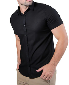 CAMISA MANGA CURTA SLIM FIT FLAMÊ