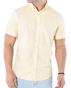 CAMISA MANGA CURTA SLIM FIT OXFORD BUTTON DOWN na internet