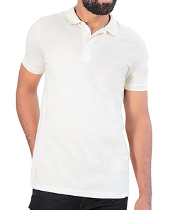 POLO COTTON LINHO FLAME AREIA