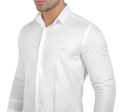 CAMISA SLIM FIT MANGA LONGA MAQUINETADA - comprar online