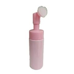 Frasco Pump Espumador Com Escova De Silicone Para Limpeza Facial Skin Care 100ml/150ml