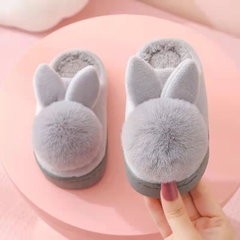 Chinelo nuvem / Pantufa De Coelhinho infantil De Inverno Quente Antiderrapante - confortável na internet