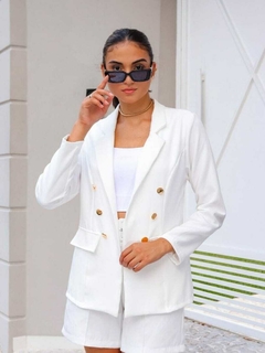 Blazer Feminino Com Botão - comprar online