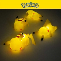 Cinzas Pokemon Pet Pikachu Mini Humor Luz Noturna Boneca Anime Presente Brinquedo