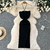 YuooMuoo-Slim vestido de festa feminino de malha metálica, moda chique. - comprar online