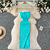 YuooMuoo-Slim vestido de festa feminino de malha metálica, moda chique. - loja online